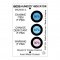 3-Spot Humidity Indicator Card 30-40-50% No. 3HIC125 (125/CAN), SCS